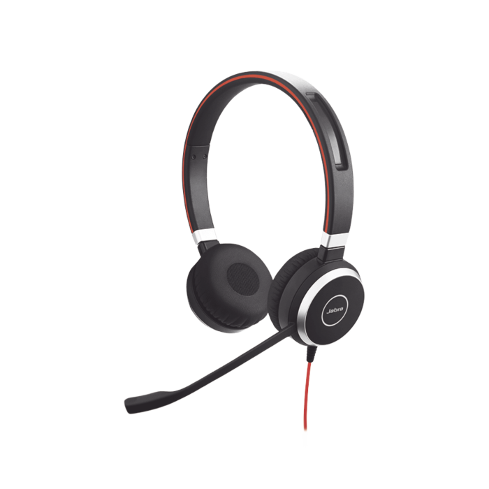 Jabra Evolve 40 Duo con Conexion USB / 3.5 mm, indicador de ocupado y cancelacion de ruido pasiva (6399-823-109) - Image 1