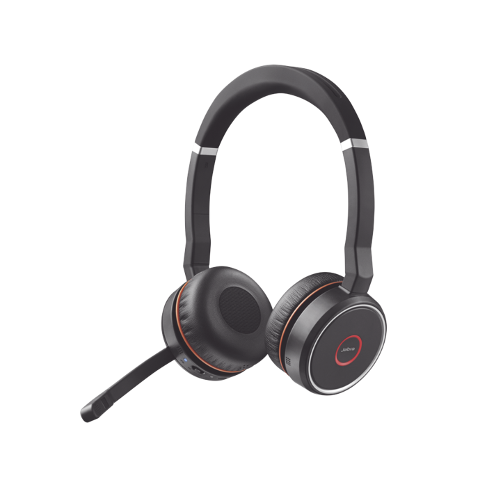Jabra Evolve 75 SE Stereo, conexion Bluetooth, indicador de ocupado, USB-A con certificado Microsoft Teams (7599-842-109) - Image 1
