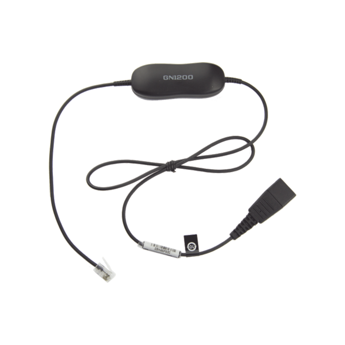 Jabra GN1200 cable con conexion QD y RJ-9 (88001-99) - Image 1