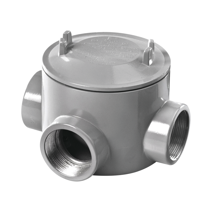 Caja con Tapa Tipo GRT de 3/4" (19 mm) / Caja a Prueba de Explosion / Para ireas Peligrosas con Tapa / Libre de Cobre. - Image 1