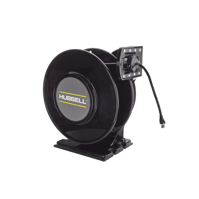 Black Industrial Reel, 50 Ft, CAT6 Cable - Image 1