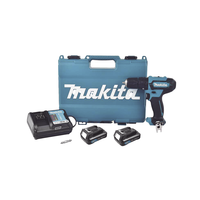Taladro inalambrico Percutor de 12 V, 3/8 de 0-450 0-1700 RPM, incluye 2 bateri­a LI-ION de 1.5 AH, Cargador y Maleti­n - Image 1