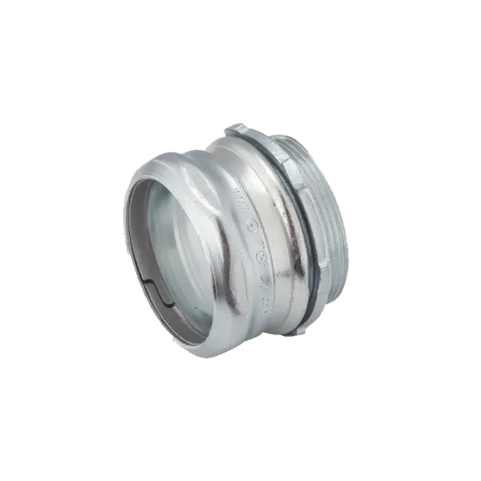 Conector de Compresion de Acero Galvanizado para Pared Delgada de 2". - Image 1