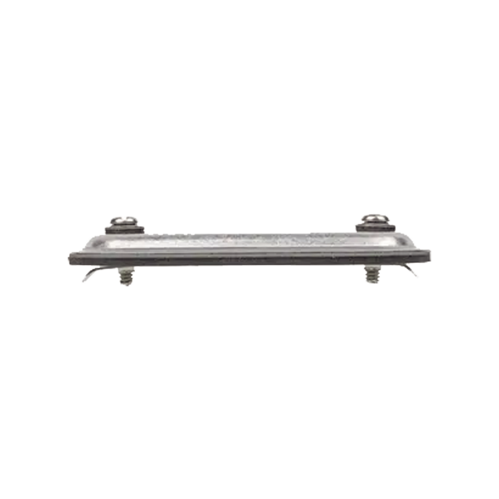 Tapa de Acero y Sello para Caja Ovalada de 1 1/2". - Image 1
