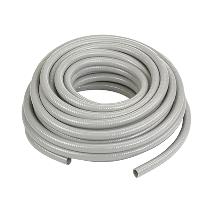 Manguera hermetica tipo PolyTuff no metalica, gris de 1 1/2" / 50 pies (15.24 m) / Uso comercial-industrial. - Image 1