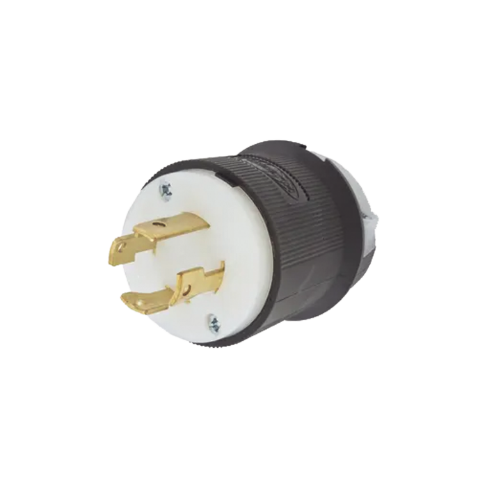 Clavija con Bloqueo de Media Vuelta Industrial 30 A 250 V CA / 3 Polos 4 Hilos / Nema L15-30P. - Image 1