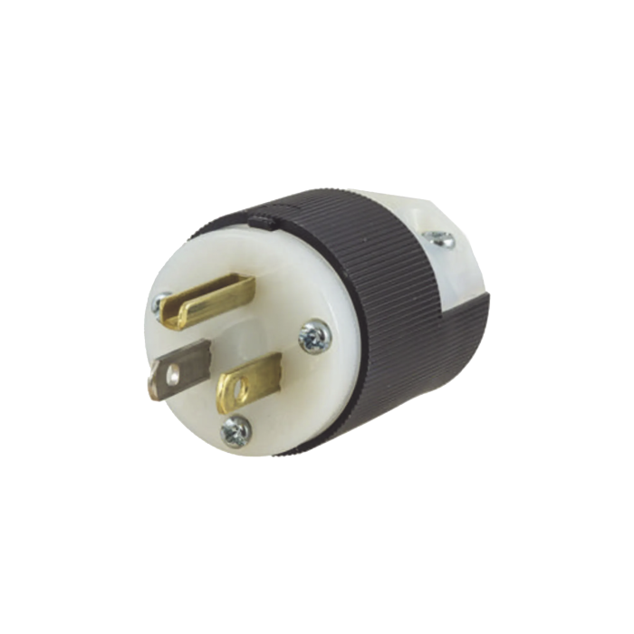 Clavija Entrada Recta/ 15A 125V/ 2 Polos 3 Hilos/ Nema 5-15P/ Grado Industrial- Comercial. - Image 1