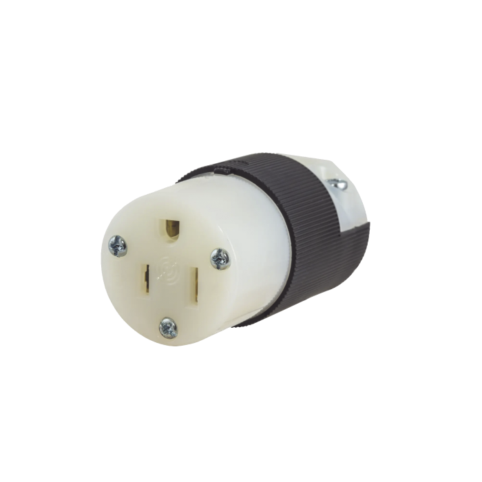 Conector Entrada Recta/ 15A 125V/ 2 Polos 3 Hilos/ Nema 5-15R/ Grado Industrial- Comercial. - Image 1