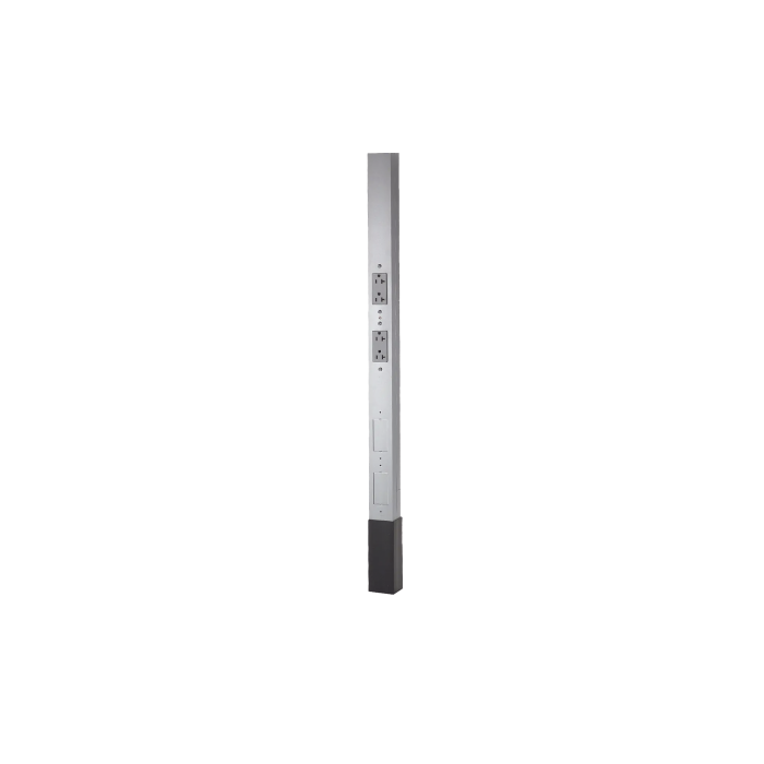 Poste de Servicio Aluminio de 10 ft 2" / Blanco con 4 Oficios. - Image 1