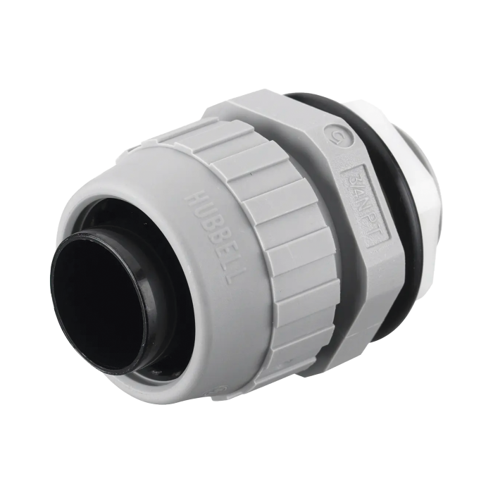 Conector Recto de Nylon de 3/4" para Tuberi­a Liquidtight Polytuff. - Image 1