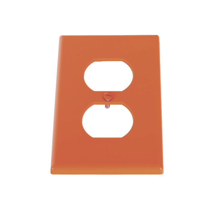 Tapa para Contacto Di-plex Color naranja. - Image 1