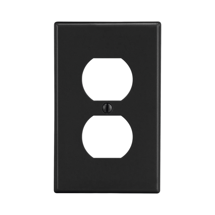 Tapa para Contacto Di-plex Color Negro. - Image 1