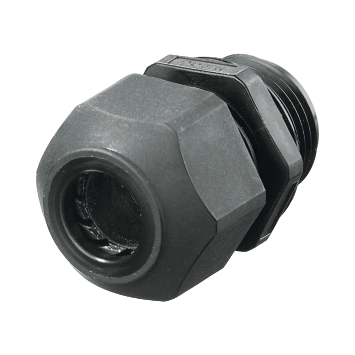 Conector de cable, estilo europeo para conductores de 0.59" a 1 ", 1", gris. - Image 1