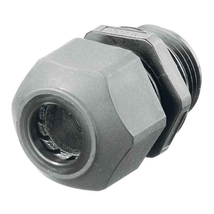 Conector de cable, estilo europeo para conductores de 0.59" a 1 ", 1", gris. - Image 1