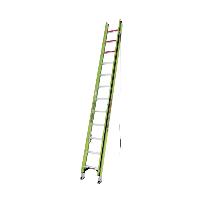 Escalera de Extension de Aluminio + Fibra de Vidrio Hasta 7.31 m. !La Mas Liviana del Mundo! (No. Parte: 18724) - Image 1