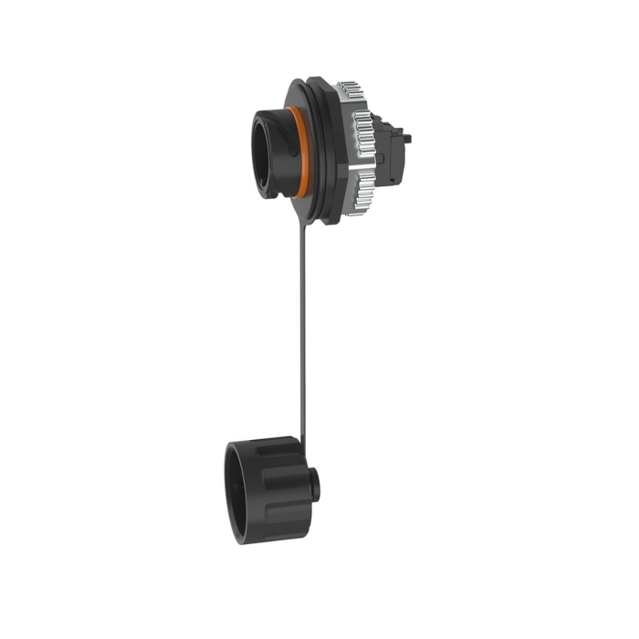 Conector Jack RJ45 de Uso Industrial Estilo TG, Categori­a 6, Con Tapa Protectora, Proteccion IP67 - Image 1