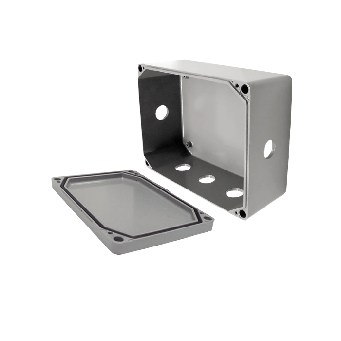 Caja de Union de Aluminio con 6 salidas de 1" / Orificios 1 Izq - 1 Der - 4 en la parte inferior. - Image 1