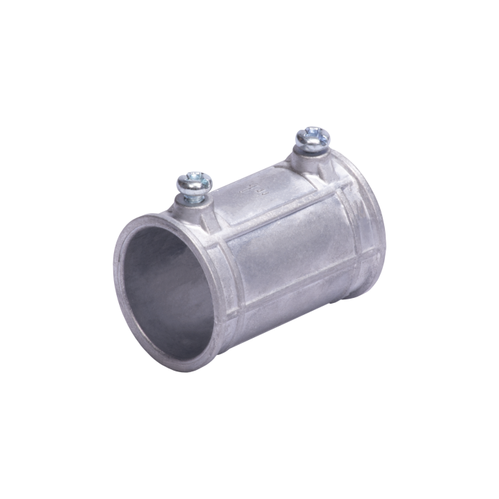 Cople 2" (52mm) con tornillo pared delgada galvanizado etiqueta verde - Image 1