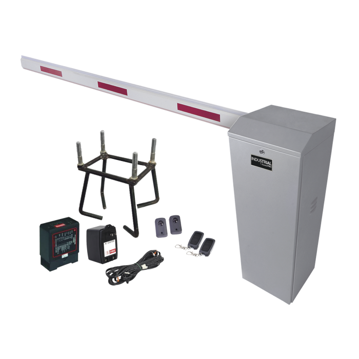 Kit COMPLETO Barrera Izquierda XB / 3M / Incluye Sensor de masa, Transformador, Lazo, Ancla, Fotoceldas y 2 Controles Inalambricos - Image 1