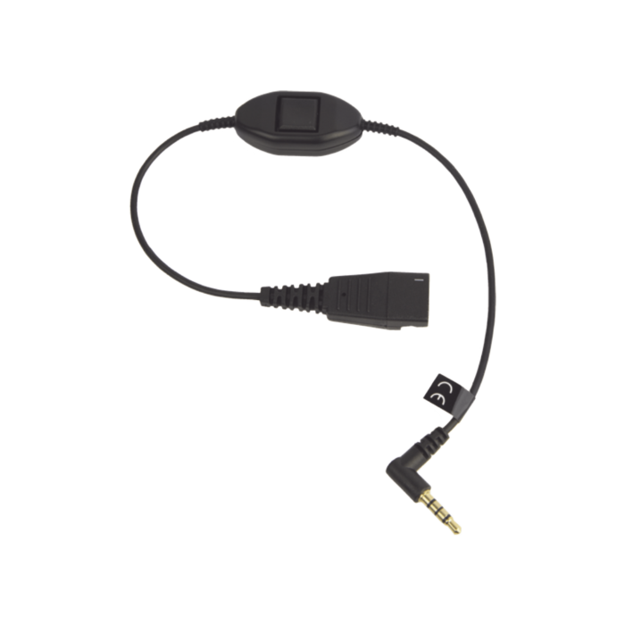 Jabra Cord QD a conector de 3.5 mm con Push-to-Talk para telefonos celulares smartphones (8800-00-103) - Image 1