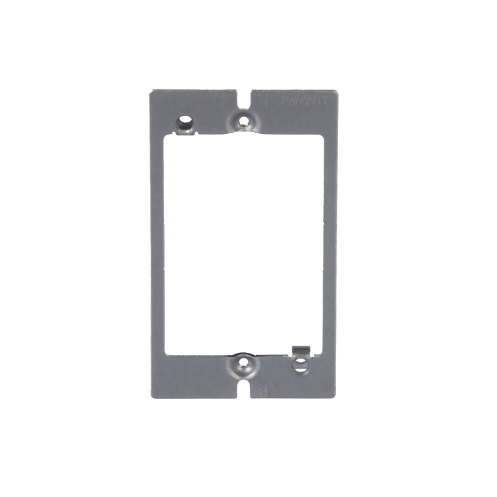 Adaptador de Placa de Pared, de Una Salida, Material CRS/Zinc - Image 1