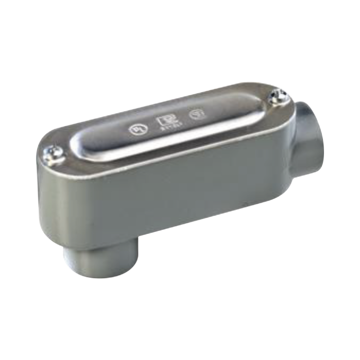 Caja oval roscada tipo LB de 1 1/2" (38.1mm) incluye tapa y tornillos. - Image 1