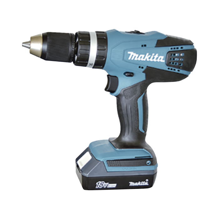 Rotomartillo atornillador inalambrico de 1/2" de 18 volts bateri­as de litio-ion, juego de puntas de atornillar - Image 1