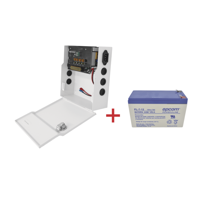 Kit / Fuente PLK12DC4ABK + Bateri­a inclui­da LK712 - Image 1