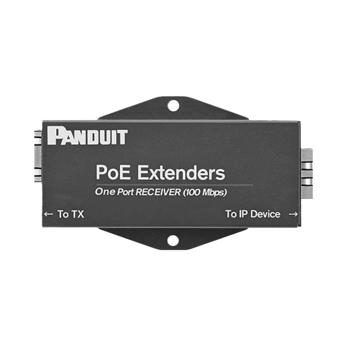 Receptor PoE/PoE+ Para Uso con Transmisor POEXTX1, Hasta 610 Metros (2000 ft) con Cable Cat5e o Cat6, 10/100Mbps - Image 1