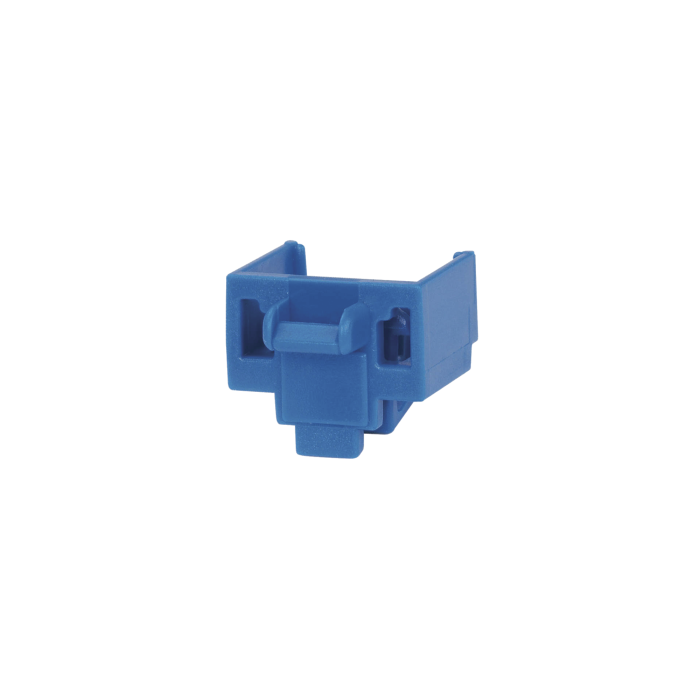 Kit de 10 Dispositivos para Bloquear Puertos Jack RJ45, Color Azul, Incluye Llave de Extraccion - Image 1