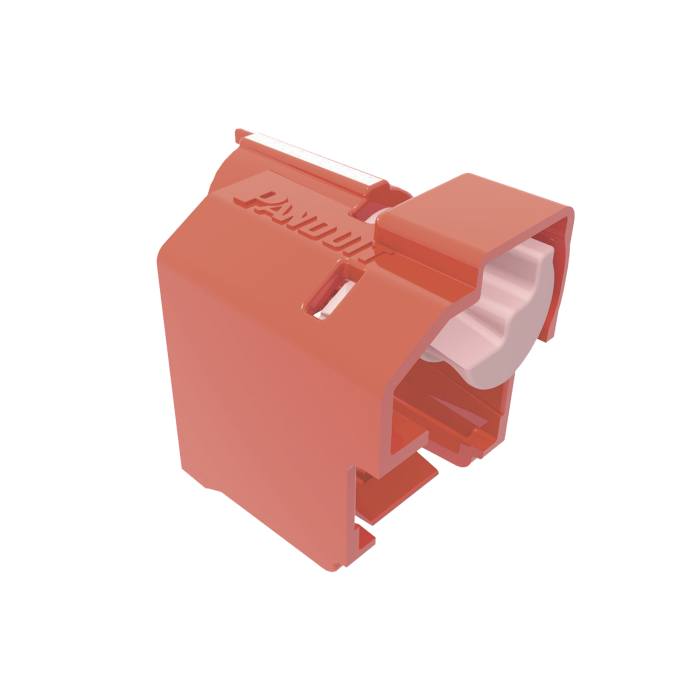 Kit de 10 Dispositivos Para Impedir Desconexion de Plug RJ45, Color Rojo, Incluye Herramienta para Instalar/Retirar - Image 1