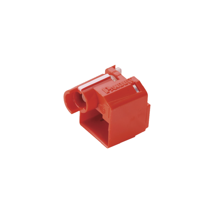 Kit de 10 Dispositivos para Impedir Desconexion de Plug RJ45, Color Rojo, Incluye Herramienta para Instalar/Retirar - Image 1
