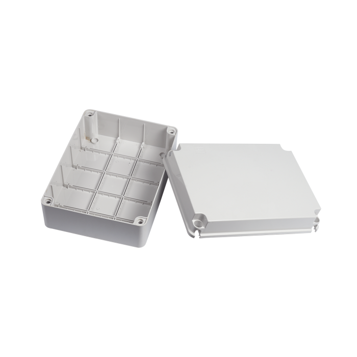 Gabinete de Plastico IP55 (190 X 240 X 95 mm). Proteccion EMI. Para Instalaciones Comerciales, Residenciales e Industriales. Incluye Tornilleria para su Tapa. - Image 1