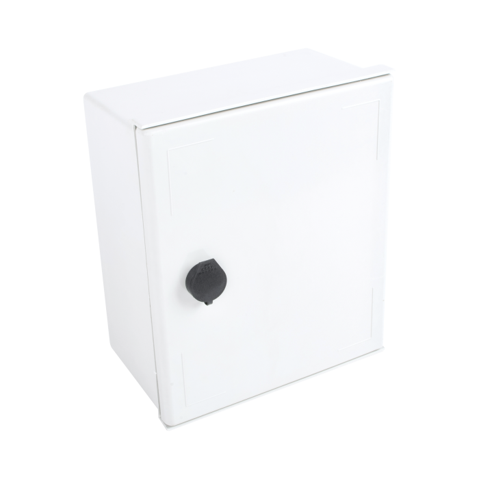 Gabinete de Poliester IP65 Uso en Intemperie (250 x 300 x 140 mm) con Placa Trasera Interior de Plastico (Incluye Chapa y Llave). - Image 1