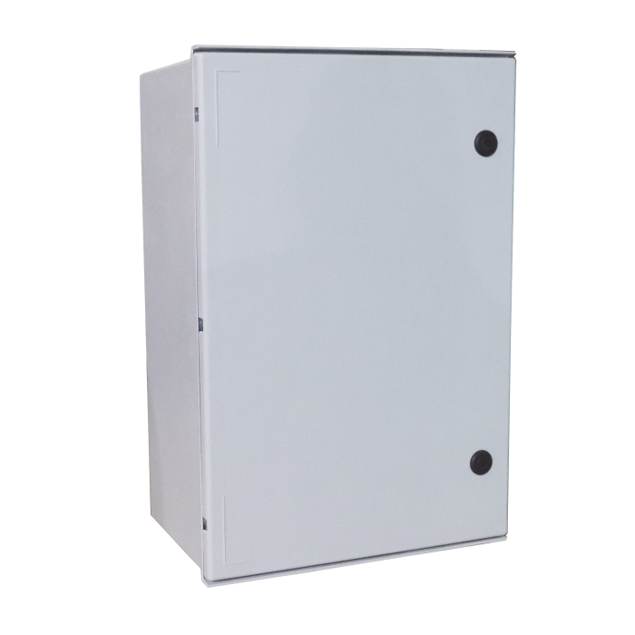 Gabinete de Poliester IP65 Uso en Intemperie (600 x 800 x 300 mm) con Placa Trasera Interior de Plastico (Incluye Chapa y Llave). - Image 1