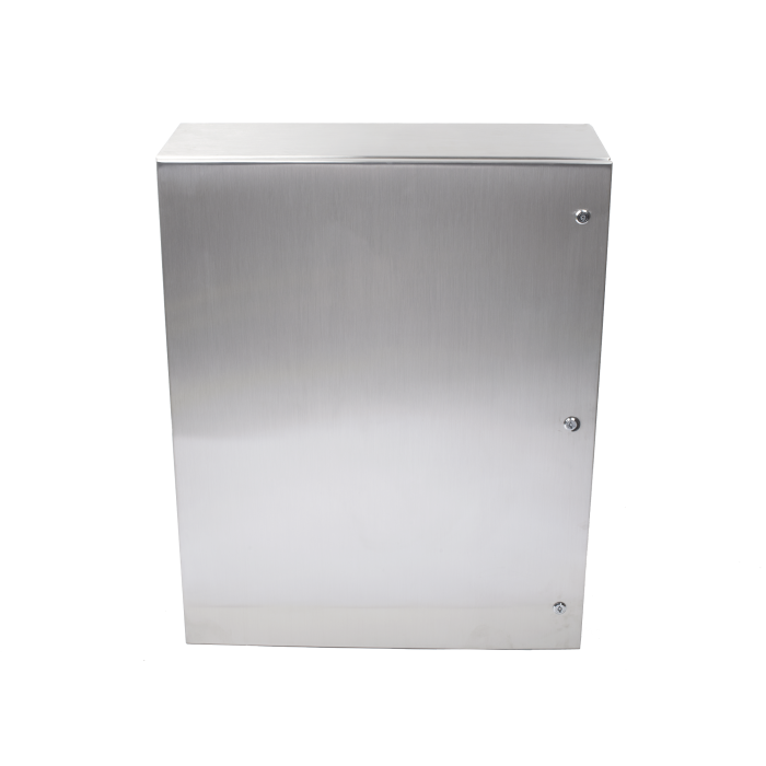 Gabinete de Acero Inoxidable IP66 Uso en Intemperie (800 x 1000 x 300 mm) con Placa Interna Galvanizada. - Image 1