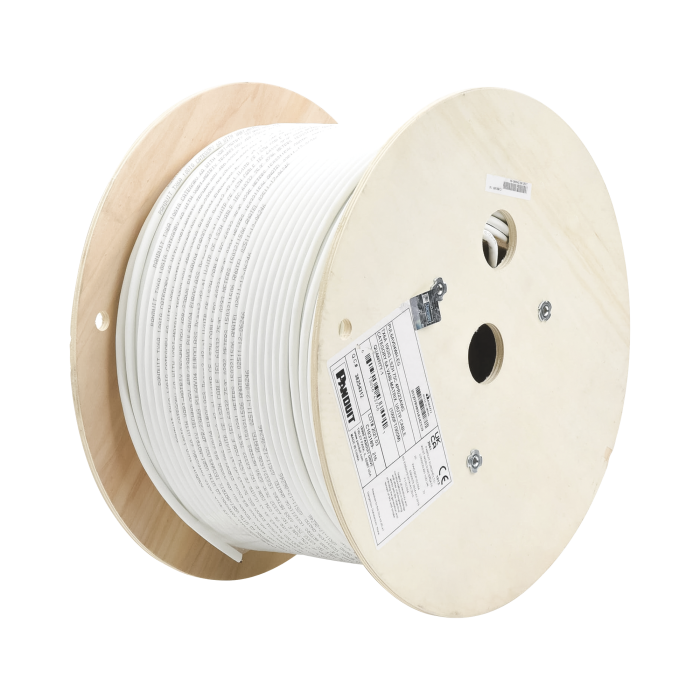 Bobina de Cable UTP de 4 Pares, Vari-MaTriX, Cat6A, 23 AWG, LSZH (Libre de Gases Toxicos), Color Blanco, 305m - Image 1