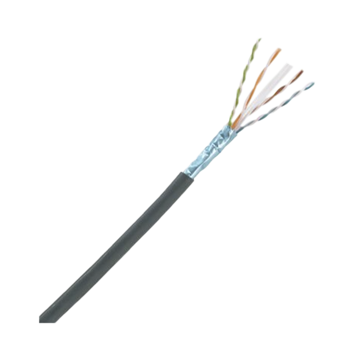 Bobina de Cable Planta Externa con Gel, de 4 pares, Cat6A, UTP, Color Negro, 305m - Image 1