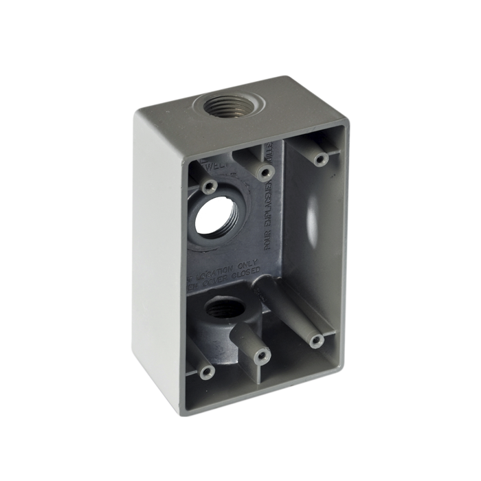 Caja Condulet FS de 1/2" (12.7 mm) con tres bocas a prueba de intemperie. - Image 1