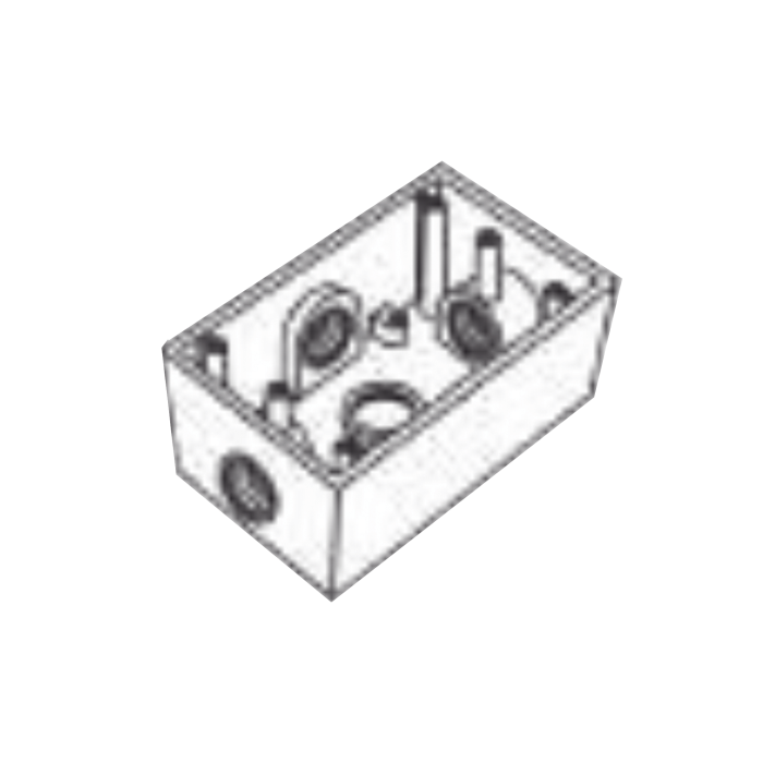 Caja Condulet FS de 1" (25.4 mm) con cuatro bocas a prueba de intemperie. - Image 1