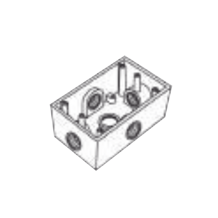 Caja Condulet FS de 1" (25.4 mm) con cinco bocas a prueba de intemperie. - Image 1