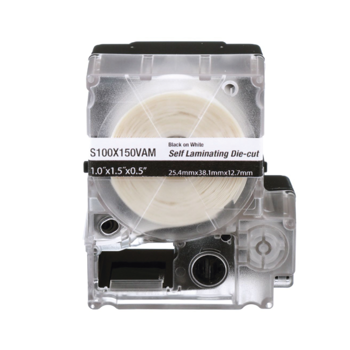 Casete de 125 Etiquetas Autolaminadas para cables 8-4 AWG 1 X 2.25" - Image 1