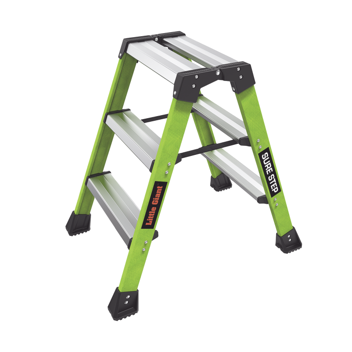Escalera Plegable 2 Peldai±os de Fibra de Vidrio / Tamai±o 66 cm ( 2' 2"). - Image 1