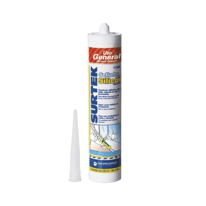 Silicon Sellador Transparente de Uso General (280 ml). - Image 1