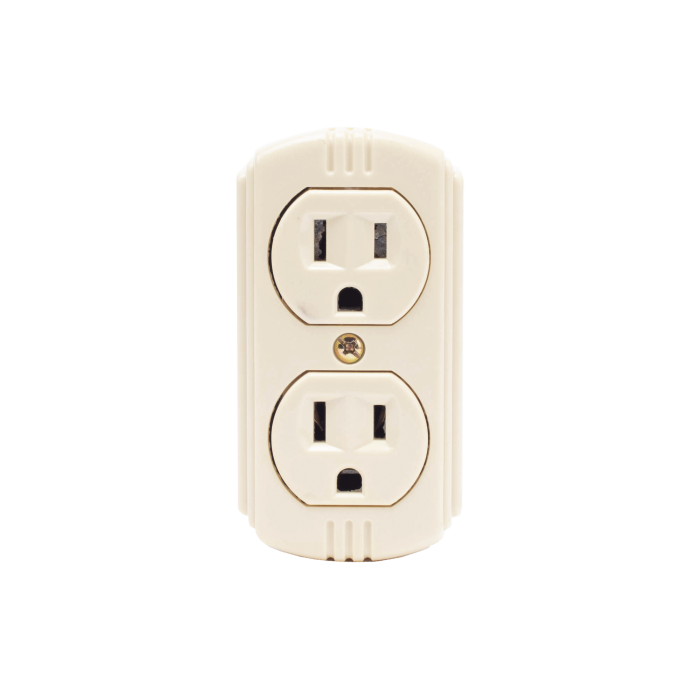 Contacto Diºplex 127 Vca, 15 A Max. Para Sobreponer (Sin perforar la superficie). - Image 1