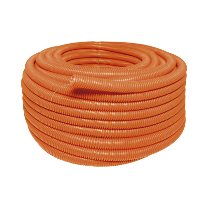 Manguera flexible Reforzada 1" x 50 m /Polietileno Alta Densidad HDPE/ Sin gui­a /Resistente a Intemperie.
