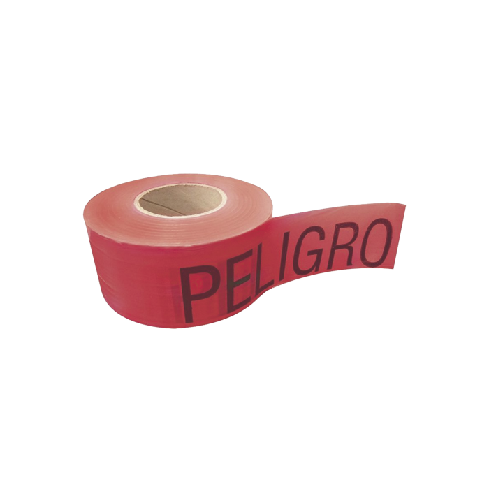 Cinta para barricada "PELIGRO" de 100 m y ancho de 3". - Image 1