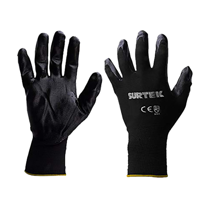 Guantes de Nylon con recubrimiento de nitrilo talla grande - Image 1