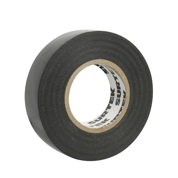 Cinta para aislar negra de 19 mm x 18 metros / Fabricada en PVC / Adhesivo acri­lico. - Image 1
