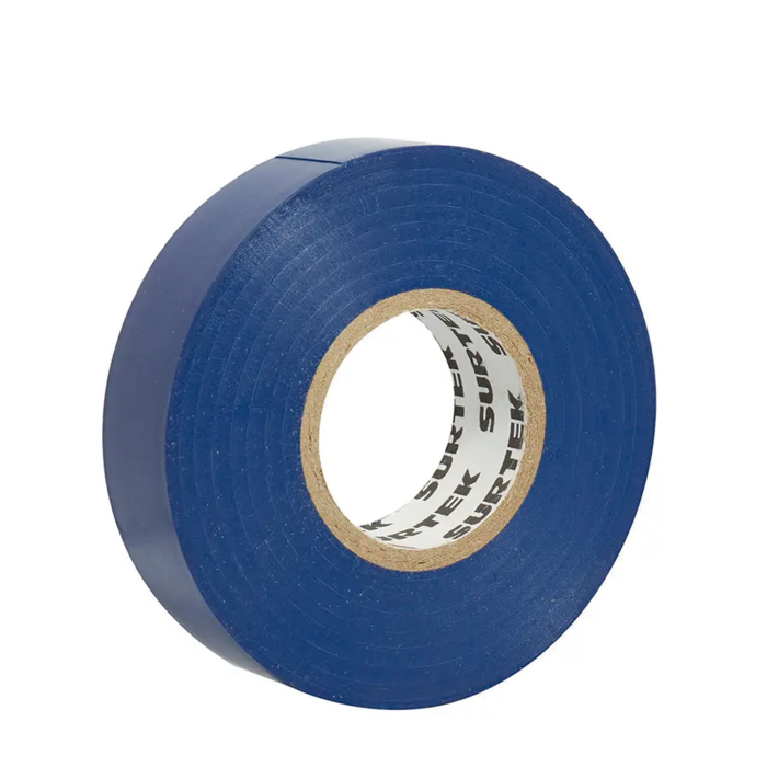 Cinta para aislar color Azul de 19 mm x 18 metros / Fabricada en PVC / Adhesivo acri­lico. - Image 1